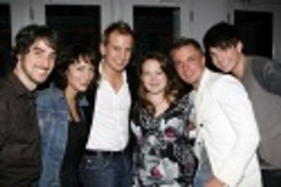 Brian Perri, Eden Espinosa, Chris Isaacson, Kathy Deitch, Shane Scheel, Adam Lambert  Photo