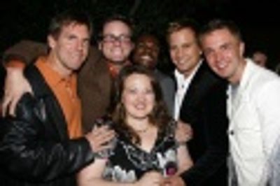 Tim Bagley, Trapper Felides, Nathan Lee Graham, Chris Isaacson, Shane Scheel, and Kat Photo