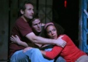 Sam Robards, Michael Stahl-David and Linda Powell Photo