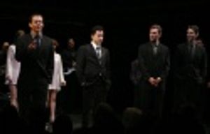 Christian Hoff, John Lloyd Young, Daniel Reichard and J. Robert Spencer Photo