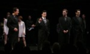 Christian Hoff, John Lloyd Young, Daniel Reichard and J. Robert Spencer Photo