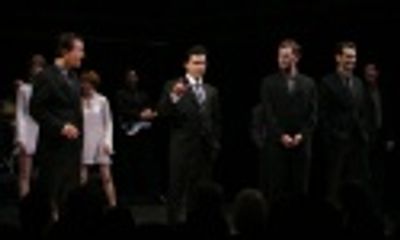 Christian Hoff, John Lloyd Young, Daniel Reichard and J. Robert Spencer Photo