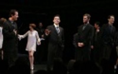Christian Hoff, John Lloyd Young, Daniel Reichard and J. Robert Spencer Photo