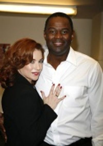 Brian McKnight (Billy Flynn) and Michelle DeJean (Roxie) Photo