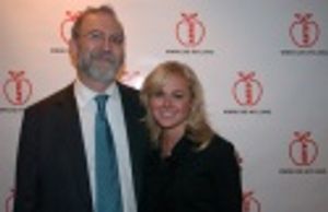 Leonard Lopate and Laura Bell Bundy Photo