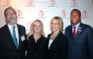 Leonard Lopate, Laura Bell Bundy, Laurie Tisch and Robert Jackson Photo