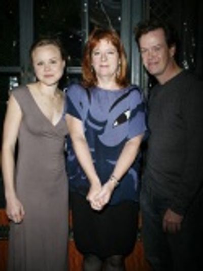 Alison Pill, Theresa Rebeck and Dylan Baker Photo