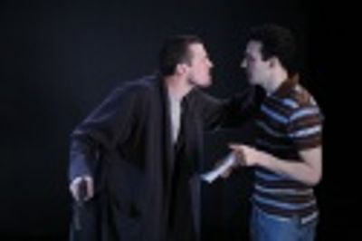 (left) Michael Mosley as Tom and David Ross as Ray in Vengeance: Rats written by Ron  Photo