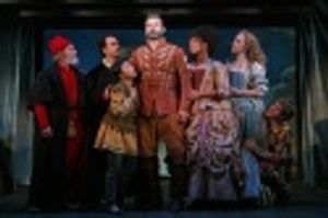 l-r: David Patrick Kelly, John Kassir, Julyana Soelistyo, Marc Kudisch, Natalie Venet Photo