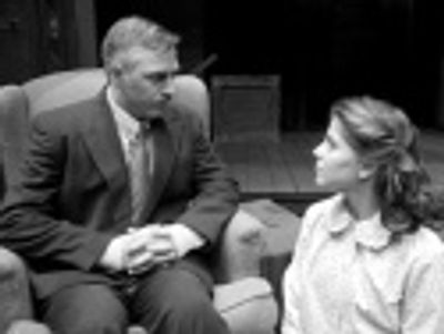 Ashley Ingram and Robert Scott Hitcho in The Diary of Anne Frank Photo