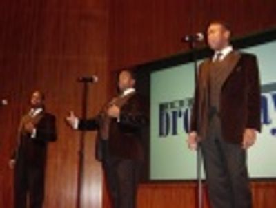 ...and by the Three Moâ€™ Tenors (from left: Kenneth D. Alston Jr., Phumzile Soj Photo