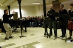 A rehearsal in progress! Photo