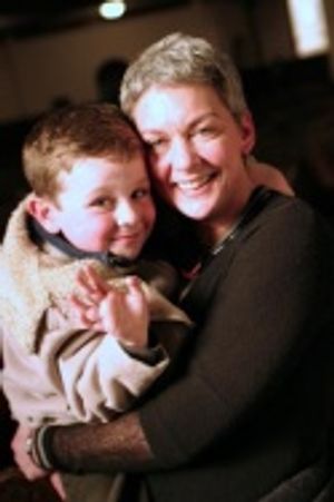 Michele Pawk & son Jack Photo