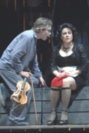 Edmund Bagnell as Tobias and Judy Kaye Photo