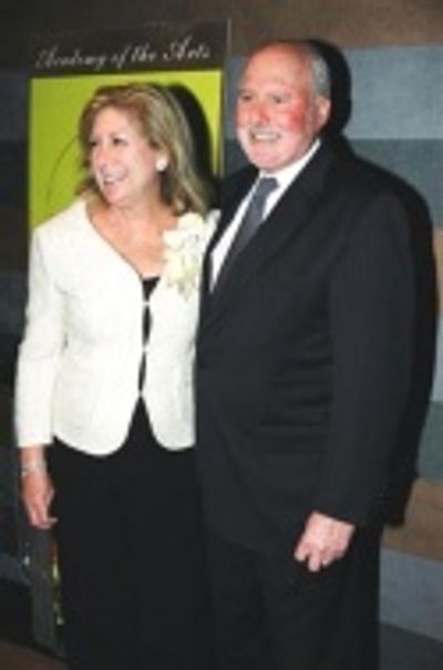 Ninah and New Line Cinema CEO Michael Lynne  Photo