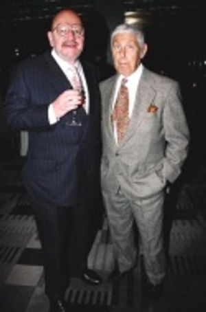 Jerry Della Femina with presenter Don Hewitt  Photo