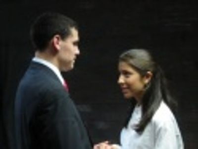 Alex Starr and Sarah Jade Kwolek as Tony and Maria Photo