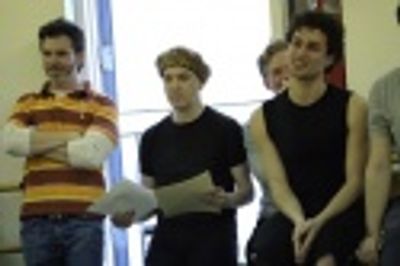 Denis Jones (Choreographer), Charles Busch and Joey Dudding Photo