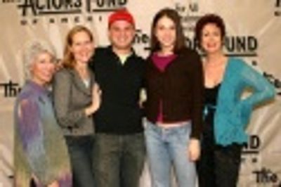 
Jamie DeRoy, Rebecca Luker, Carl Andress, Sutton Foster,
and Ruth Williamson


 Photo
