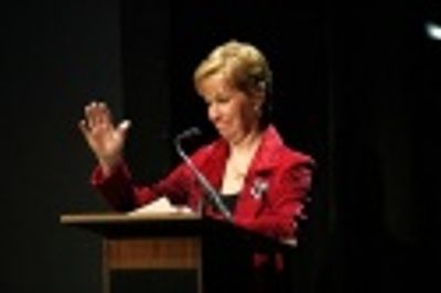 Elaine Orbach says Goodbye Photo