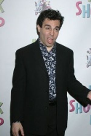 Funnyman Mario Cantone striking a funny pose  Photo