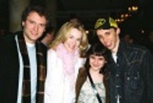 Erin Dilly with her husband (Steven Buntrock), step daughter and Kevin Cahoon  Photo