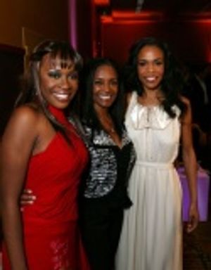Jeannette Bayardelle, Margaret Avery (who plays Shug Avery in the film) and Michelle  Photo