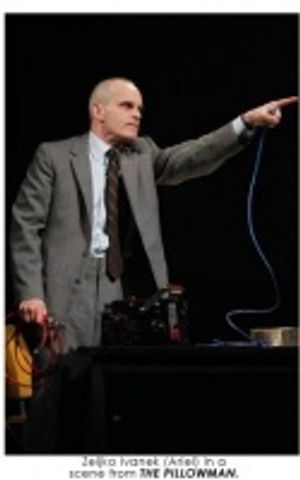 Zelkjo Ivanek (Ariel) in a scene from THE PILLOWMAN. Photo