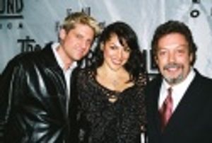 Christopher Sieber, Sara Ramirez and Tim Curry Photo