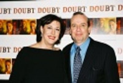 Lynne Meadow (Artistic Director, Manhattan Theatre Club) and Barry Grove (Executive P Photo