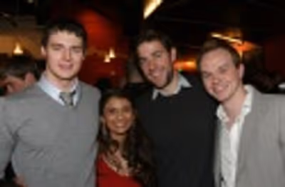 Benjamin Walker, Anjali Bhimani, John Krasinski and Brian Hostenske Photo