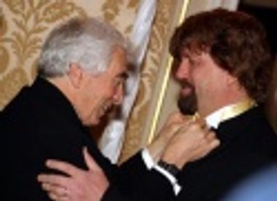 Gordon Davidson, and Oskar Eustis (incoming Artistic Director of The Public) Photo