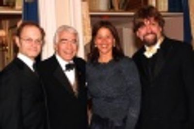 David Hyde Pierce, Gordon Davidson, Anna Deavere Smith (Presenter), and Oskar Eustis Photo