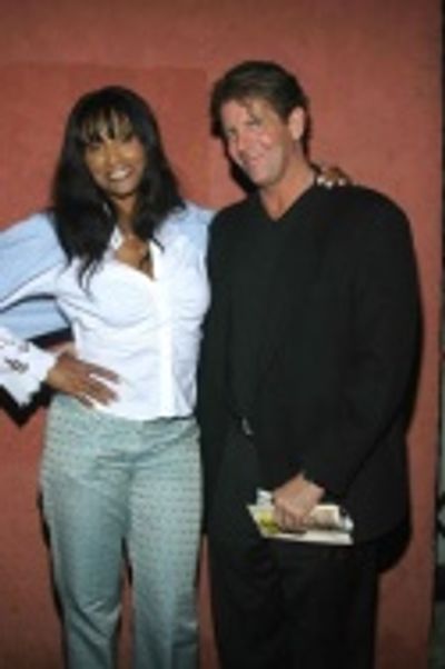 Beverly Johnson and Playwright Joshua Ravetch Photo