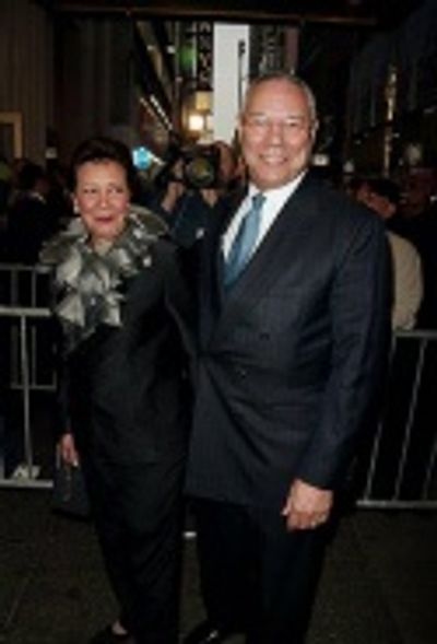 Colin Powell and his wife Alma  Photo