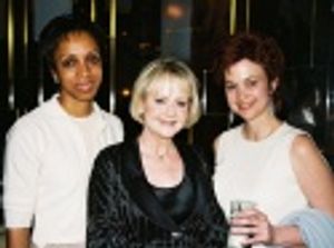 Cecilia Jones celebrating with opening night guests  Photo