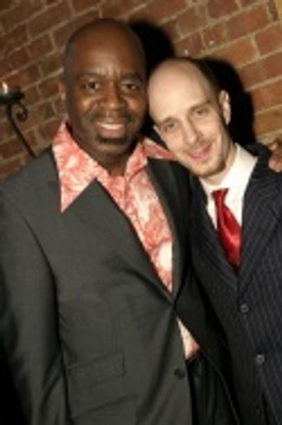 Ken Roberson (Honoree) & Taro Alexander (Artistic Director of Our Time Theatre)  Photo