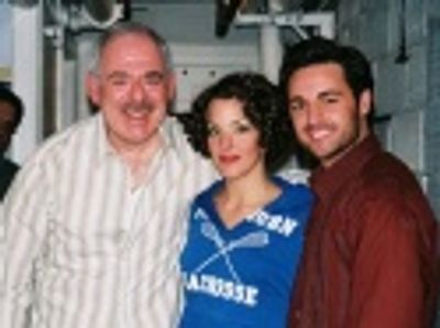 
Lenny Wolpe, Alice Ripley (Genevieve, The Baker's Wife) and Max Von Essen (Dominiqu Photo