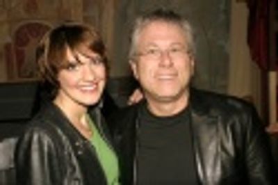
Brooke Tansley (Belle), and Alan Menken (Music) Photo