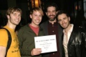 From the Altar Boyz team:
Scott Porter (Matthew) , Tyler Maynard (Mark), Kevin Del A Photo