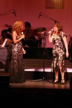 Merrin Dungey and Nora Dunn in "We Can Do It" from The Producers Photo