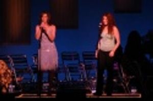 Miriam Shor and Nina Storey singing "Midnight Radio" from Hedwig and the Angry Inch Photo
