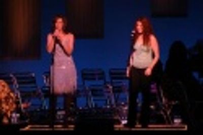 Miriam Shor and Nina Storey singing "Midnight Radio" from Hedwig and the Angry Inch Photo