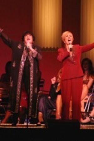 JoAnne Worley and Karen Morrow in a new rendition of "Anything You Can Do" from Annie Photo