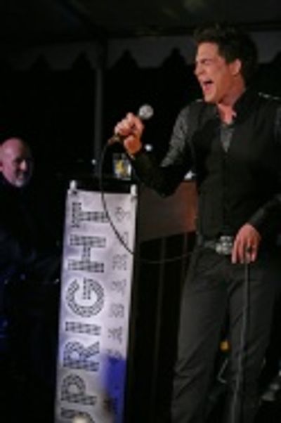 Gerald Sternbach and Adam Lambert Photo