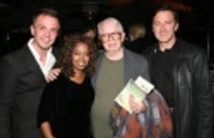 Shane Scheel, Jennifer Leigh Warren, Cabaret Scenes' writer Jack Moore, Rocky Blumhag Photo