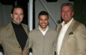 Viceroy's GM Jonathan Heath, Wilson Cruz, Viceroy's Don Devine Photo