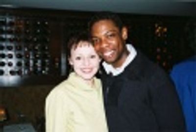 Linda Balgord (Mme. Dindon) and Michael Benjamin Washington Photo