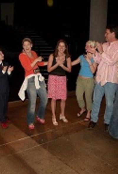 Laura Griffith and cast members Beau Gravitte, Patti Cohenour and Victoria Clark Photo