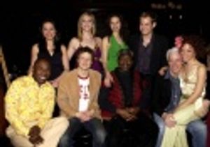 The Cast of LENNON. Sitting (l-r) Michael Potts, Will Chase, Chuck Cooper, Terrence M Photo